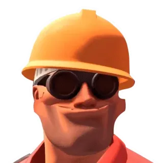 🙂 Engineer Team Fortress 2 engenheiro, team fortress 2, tf2, desenho animado, videogame telegram sticker