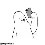 🔝 trừu tượng, hoạt hình, minh họa, nhân vật, vui nhộn, hài hước telegram sticker
