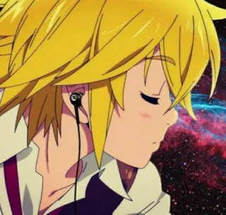 😎 Meliodas The Seven Deadly Sins Anime, Personaje, Meliodas, Los Siete Pecados Capitales, Auriculares telegram sticker
