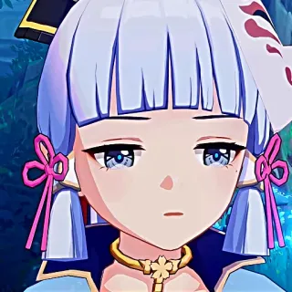 ❄️ Kamisato Ayaka Genshin Impact Anime, Video game, Genshin Impact, Kamisato Ayaka, Waifu, Imut telegram sticker