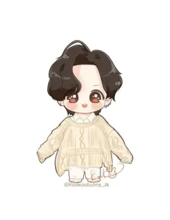 ☁️ @Kookoobunny_lk 치비, 애니메이션, 귀여운, 만화, 그림 telegram sticker