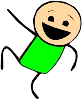 😀 bonhomme allumette, dessin animé, humour, cyanide and happiness, personnage, drôle, illustration whatsapp sticker