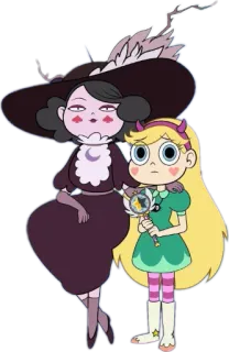 😌 Star Butterfly Star vs. the Forces of Evil cartoon, fantasy, magic, characters, tv show telegram sticker