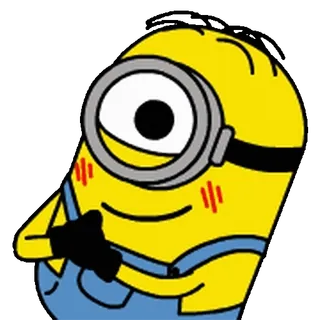 🍋 Minion Minion, Cartoon, Gelb, Figur telegram sticker