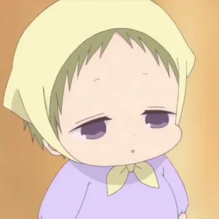 💗 Аниме, Ребенок, Милый, Малыш, Мультфильм, Иллюстрация telegram sticker