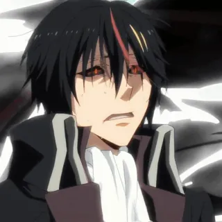 🥀 Diablo That Time I Got Reincarnated as a Slime Anime, Pelo negro, Demonio, Diablo, Aquella vez que me reencarné en Slime whatsapp sticker