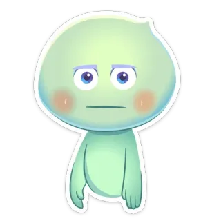 ▫️ Soul 22 Soul dessin animé, personnage, âme, Disney, Pixar, animation telegram sticker
