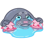 Silly Seal telegram stickers