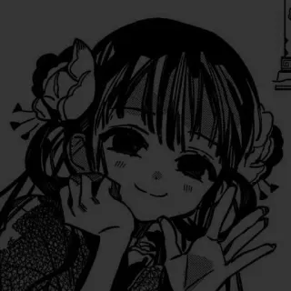 👀 Anime, Ragazza, Manga, Carino, Fiori telegram sticker