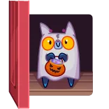 👀 rouge, carré, abstrait whatsapp sticker