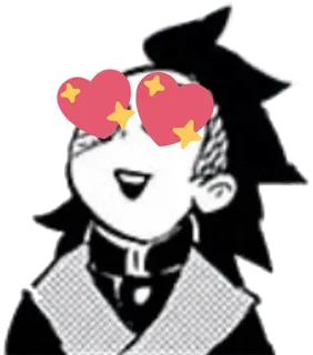 😍 Anime, Desenho animado, Amor, Coração, Emoji, Feliz, Fofo telegram sticker