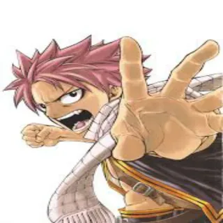 😭 Natsu Dragneel Fairy Tail 애니메이션, 만화, 페어리 테일, 나츠 드라그닐, 마법사, 캐릭터 telegram sticker