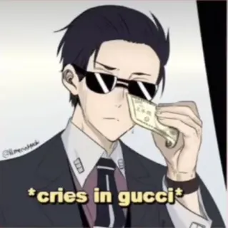 ᘡ · anime meme 𖥦 @pparcdise 𑁍 ࣪˖◗ telegram stickers