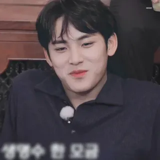♠️ 생명수 한 모금 koreański, mężczyzna, azjata, osoba, portret telegram sticker