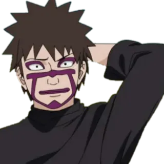 😅 Kankuro Naruto Anime, Naruto, Kankuro, Mistrz marionetek, Ninja, Postać, Naklejka telegram sticker