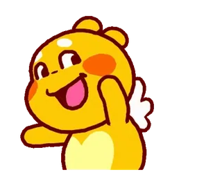 👐 Мультфильм, Медведь, Средний палец, Грубый, Анимированный telegram sticker