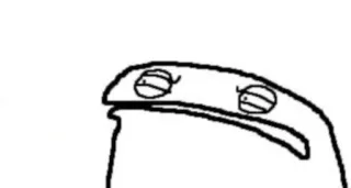 😒 meme, cartoon, funny, comic telegram sticker