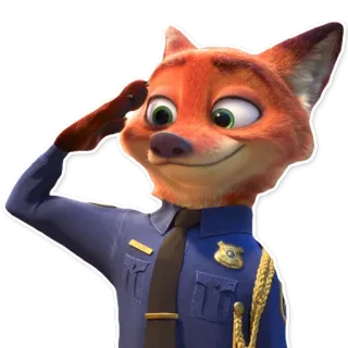 ZootopiaNick whatsapp stickers