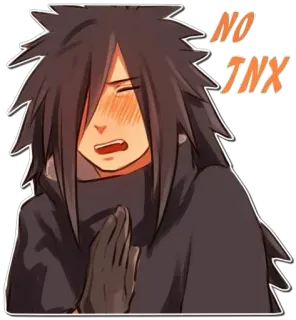 ❌ Madara Naruto NO TNX Anime, Naruto, Sticker, Madara, Não telegram sticker