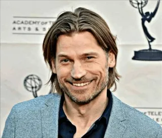 ◽ Jaime Lannister Game of Thrones Nikolaj Coster-Waldau, ator, homem, sorriso, celebridade telegram sticker