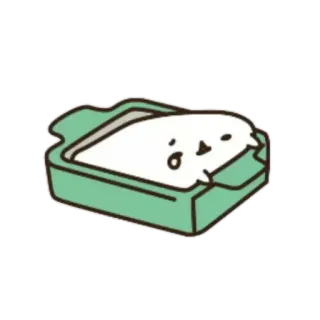 🍥 kot, słodki, zwierzę, kawaii, kreskówka telegram sticker