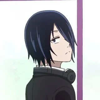 😕 Yu Ishigami Kaguya-sama: Love Is War 애니메이션, 캐릭터, 이시가미, 카구야님은告らせたい, 학생, 헤드폰 whatsapp sticker
