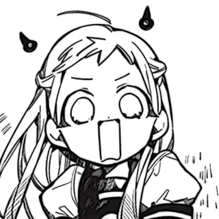 🩹 Anime, Manga, Dibujos animados, Chibi, Lindo, Sorprendido, Personaje telegram sticker