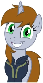 😁 pônei, desenho animado, unicórnio, animal, sorriso telegram sticker