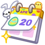 Desk Calendar @ADstickers telegram emojis 💎