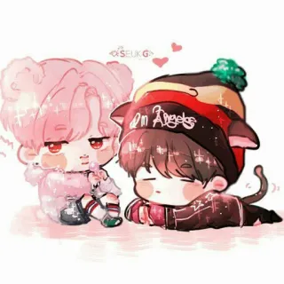 🍭 on Angels niedlich, kawaii, chibi, Cartoon, digitale Kunst, Anime, Fanart telegram sticker