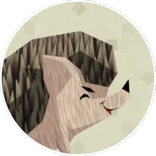 😆 erizo, animal, lindo, pegatina, ilustración telegram sticker