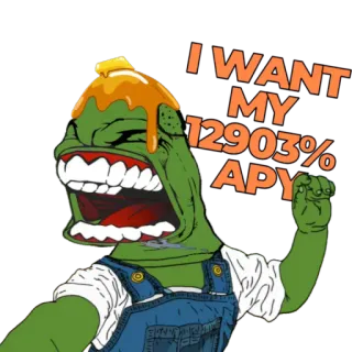 👨‍🌾 I WANT MY 12903% APY มีม, การเงิน, เปเป้, APY, การลงทุน, คริปโต, มีมอินเทอร์เน็ต telegram sticker