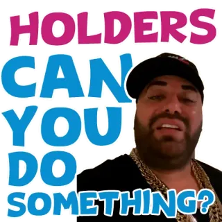 😫 HOLDERS CAN YOU DO SOMETHING? Мем, Смешно, Вопрос, Держатели, Знаменитость whatsapp sticker
