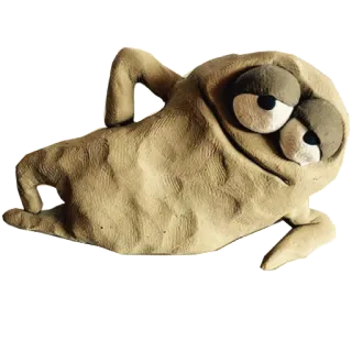 😏 Knetanimation, animiert, Figur, lustig, Cartoon, Kreatur whatsapp sticker