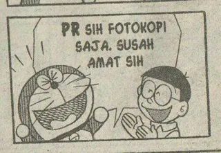 🤭 Doraemon PR SIH FOTOKOPI SAJA. SUSAH AMAT SIH doraemon, cartoni animati, giapponese, manga, anime whatsapp sticker