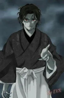 🌟 Muzan Kibutsuji Demon Slayer Anime, Demônio, Muzan, Kibutsuji, Vilão, Demon Slayer telegram sticker