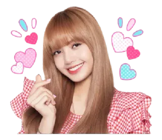 ❤️ Lisa kpop, นักร้อง, คนดัง, หัวใจ, มินิฮาร์ท, น่ารัก, ผู้หญิง telegram sticker