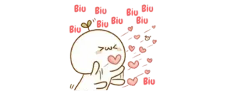 ✨ cartone animato, amore, cuore, carino telegram sticker