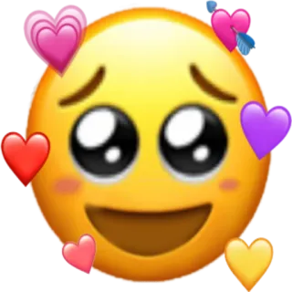 ❤️ Emoji, Herzen, Süß, Kawaii, Liebe, Glücklich, Ausdruck, Gefühle whatsapp sticker