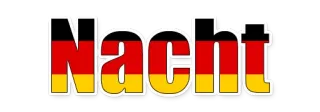 👋 Nacht noc, niemiecki, flaga whatsapp sticker