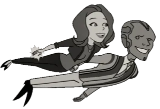 👩‍❤️‍👨 Wanda Maximoff Wandavision marvel, wandavision, wanda maximoff, scarlet witch, vision, série tv telegram sticker