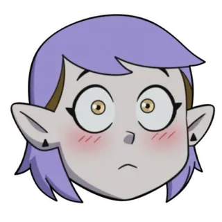 😳 Amity Blight The Owl House Amity Blight, The Owl House, cartoon, character telegram sticker