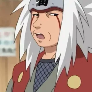 ☁️ Jiraiya Naruto Anime, Manga, Jiraiya, Naruto, Personaje telegram sticker