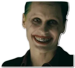 😁 Joker Suicide Squad Joker, villain, DC Comics, Suicide Squad, character, movie telegram sticker
