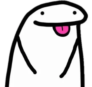 😛 desenho animado, personagem, engraçado, boneco palito whatsapp sticker