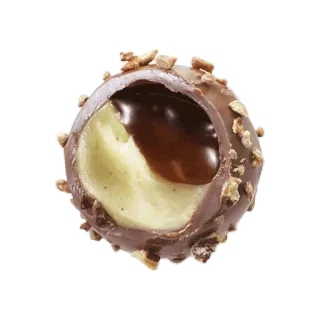 😙 chocolate, caramelo, dulce, comida, postre, nueces, dulce buckeye telegram sticker
