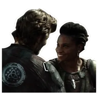 😁 научная фантастика, Пространство, сериал, персонажи, пара telegram sticker