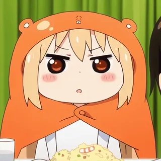 😖 Umaru Doma Himouto! Umaru-chan telegram sticker