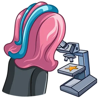 🌟 mikroskop, penelitian, sains, ilmuwan, laboratorium, studi telegram sticker