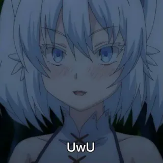 🥰 UwU Anime, Lucu, UwU, Manga, Gadis telegram sticker
